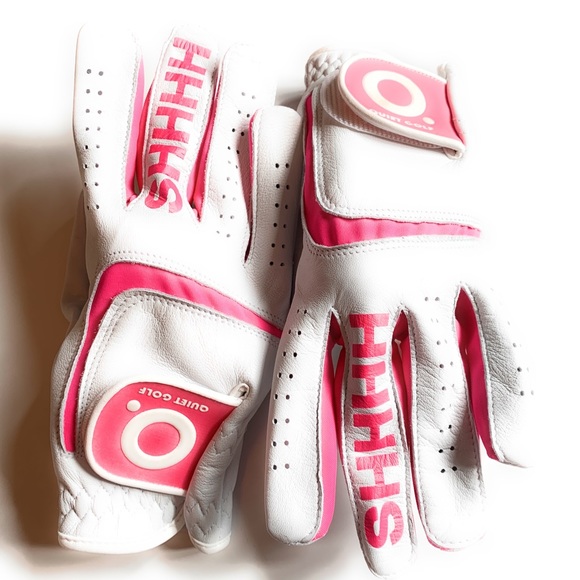Quiet Golf Ladies Pink SHHHH Golf Glove - Picture 3 of 3